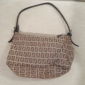 Brown Canvas Authentic Small Canvas Bag